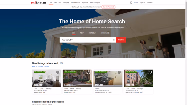 Realtor.com storefront