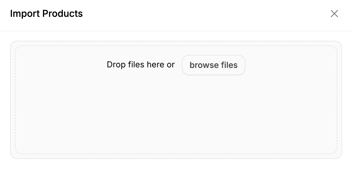 Uploading a product file to Spree