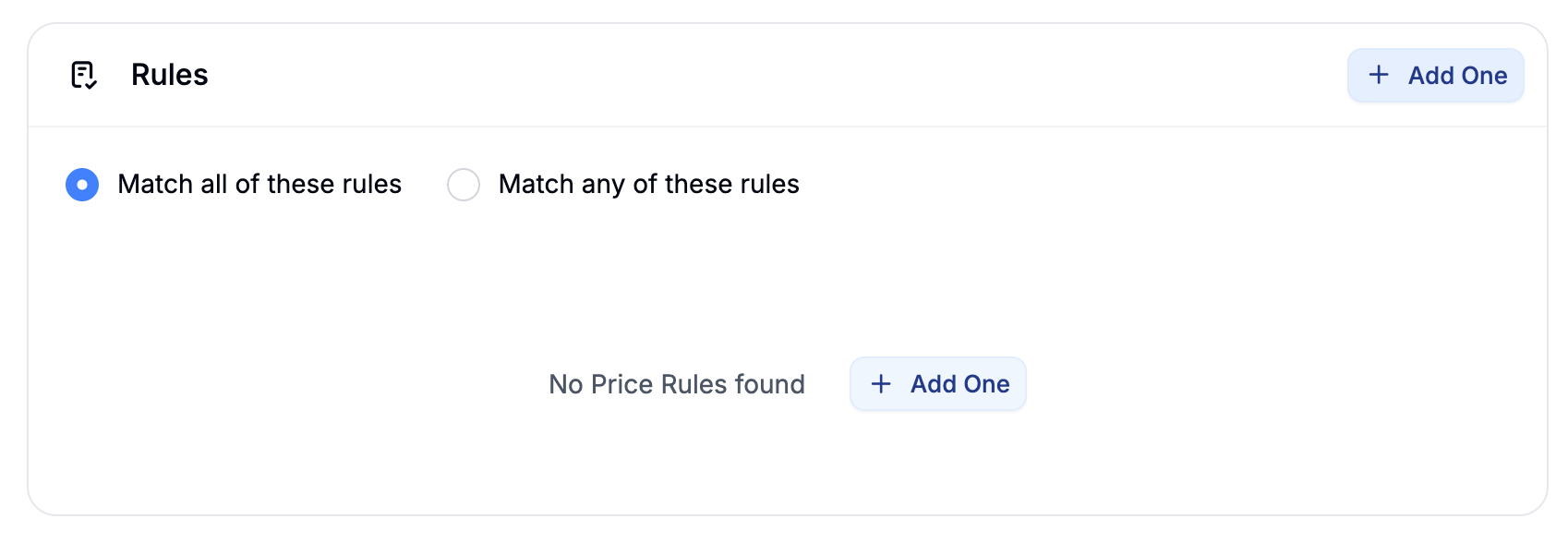 Adding rules to a price list in Spree Commerce