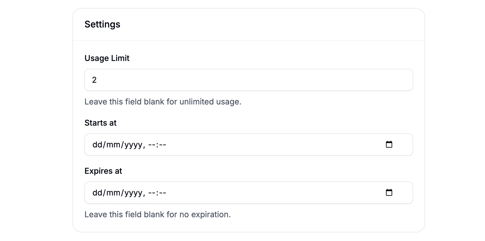 Configure promotion settings in Spree Commerce