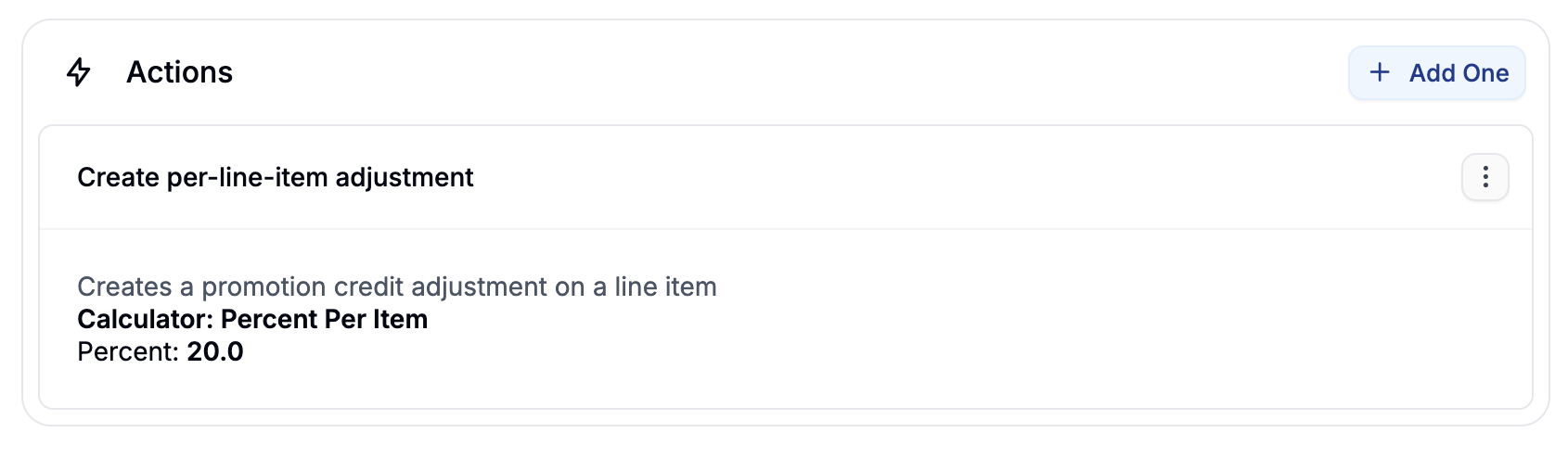 Setting promotion actions in Spree Commerce